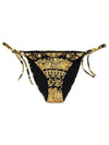 Baroque Print Bikini Bottom Black - VERSACE - BALAAN 2