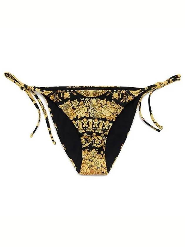 Baroque Print Bikini Bottom Black - VERSACE - BALAAN 2