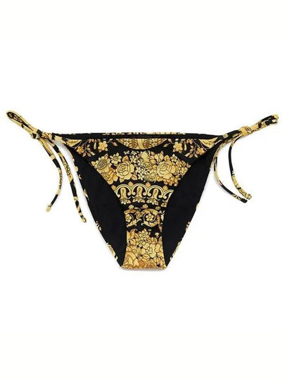 Baroque Print Bikini Bottom Black - VERSACE - BALAAN 2