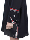 Stripe Crew Neck Jacquard Knit Top Navy - THOM BROWNE - BALAAN 8