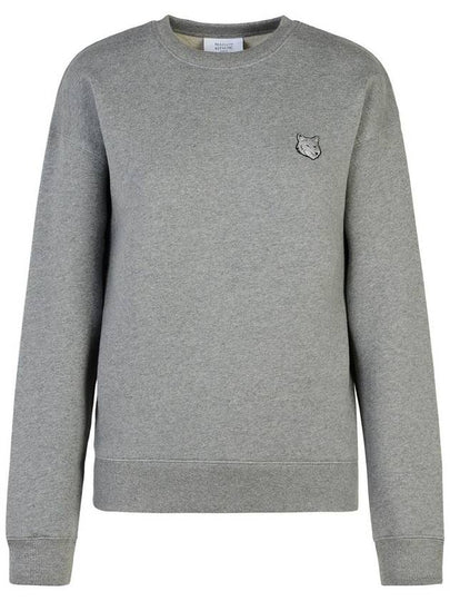 Bold Fox Head Patch Comfort Sweatshirt Grey Melange - MAISON KITSUNE - BALAAN 2