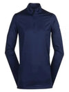 Golf Dri Fit Victory Half Zip Long Sleeve T-Shirt Navy - NIKE - BALAAN 2