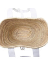 Sense Medium Raffia Basket Tote Bag Beige White - CHLOE - BALAAN 11