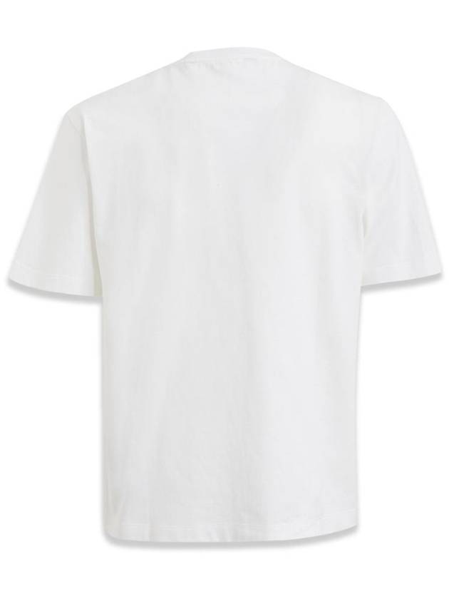 Sartorial Tape Pocket Short Sleeve T-Shirt White - PALM ANGELS - BALAAN 3