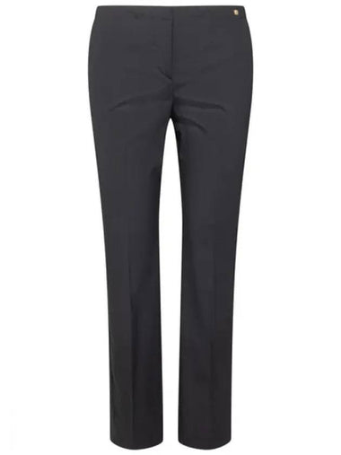 Women's Straight Pants Black - VERSACE - BALAAN 1