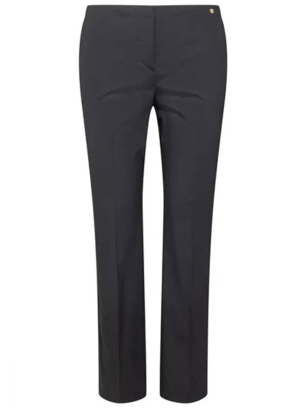 Women's Straight Pants Black - VERSACE - BALAAN 1