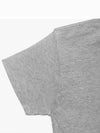 T425 AS Cotton Short Sleeve T-Shirt Gray - CHAMPION - BALAAN 3