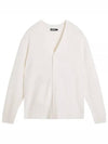 Men's Clark Knit Cardigan White - J.LINDEBERG - BALAAN 2