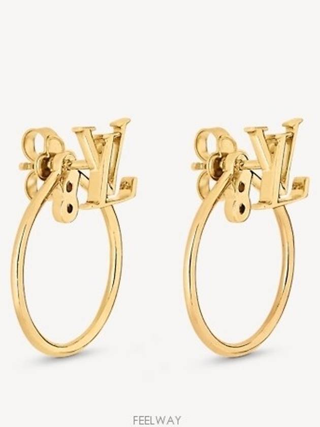 LV Eclipse Earrings Gold - LOUIS VUITTON - BALAAN 2