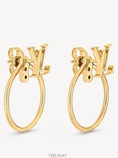 LV Eclipse Earrings Gold - LOUIS VUITTON - BALAAN 2