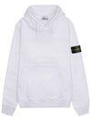 Signature Logo Patch Hoodie White - STONE ISLAND - BALAAN 8