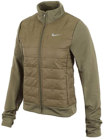 Therma Fit Padded Zip-Up Jacket Green - NIKE - BALAAN 1