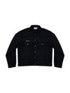 Vintage Trucker JacketBlack - TABB LUDENS - BALAAN 1