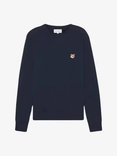 Fox Head Patch Regular Sweatshirt Midnight Blue - MAISON KITSUNE - BALAAN 2