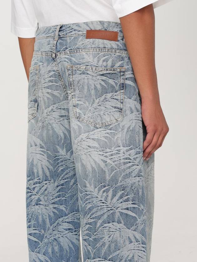 Tree print loose fit jeans blue - PALM ANGELS - BALAAN 6