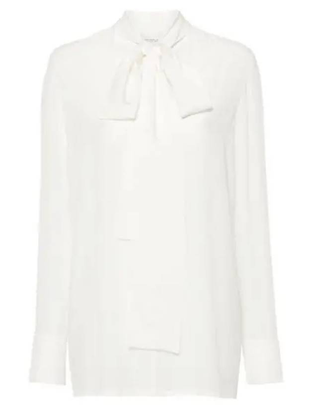 Elleni Silk Blouse White - MAX MARA - BALAAN 2