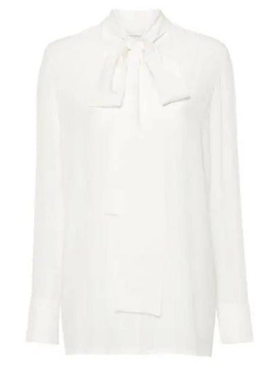 Elleni Silk Blouse White - MAX MARA - BALAAN 2