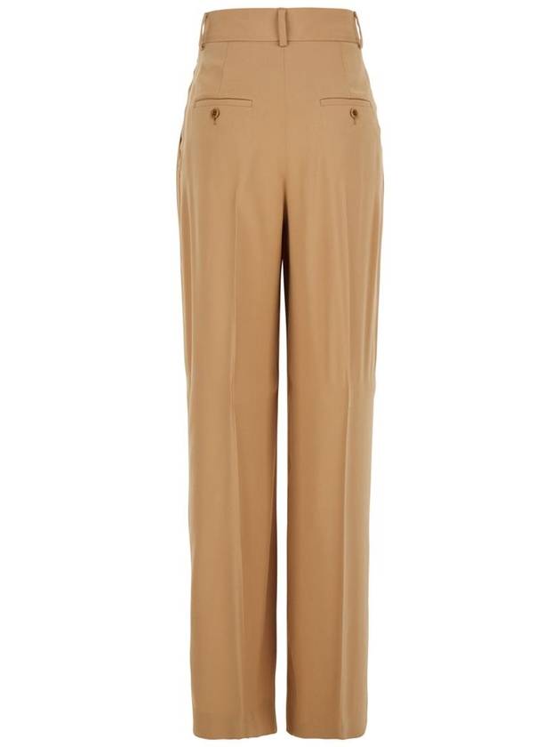 Pink Pants With High Waist And Belt Loops In Tech Fabric Stretch Woman - ALBERTA FERRETTI - BALAAN 2