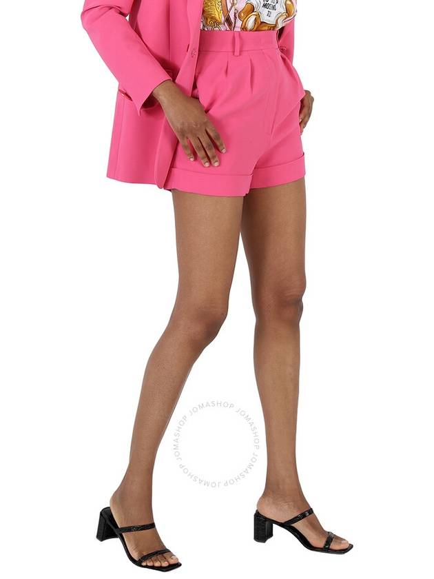 Moschino Ladies Fuschia Turn-Up Brim Tailored Shorts, Brand Size 36 (US Size 2) - MOSCHINO - BALAAN 2