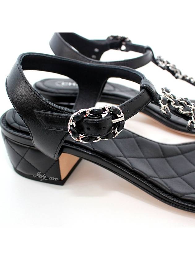 CC logo classic chain strap sandals - CHANEL - BALAAN.