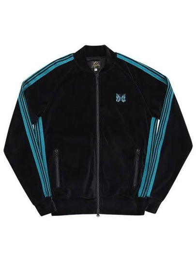 Velour RC Track Jacket Black - NEEDLES - BALAAN 2