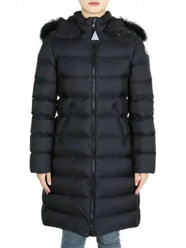 Kids ABELLE long down padded jacket black 1C00018 5968E 999 12 14A adult wearable 1217283 - MONCLER - BALAAN 1