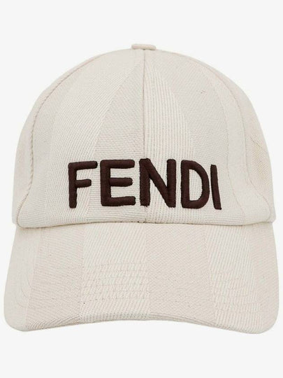 Pequin Canvas Ball Cap Beige - FENDI - BALAAN 2