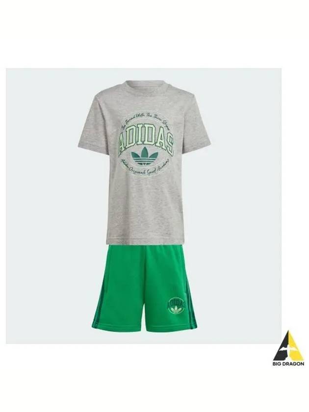 adidas KIDS VRCT Shorts Tee Set IR7560 - ADIDAS - BALAAN 1