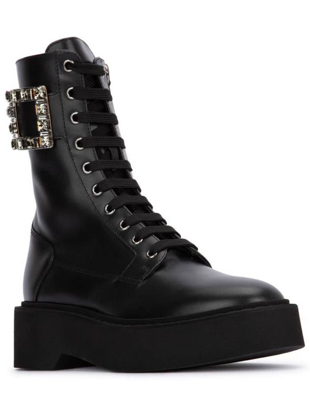 Viv' Rangers Combat Worker Boots Black - ROGER VIVIER - BALAAN 3