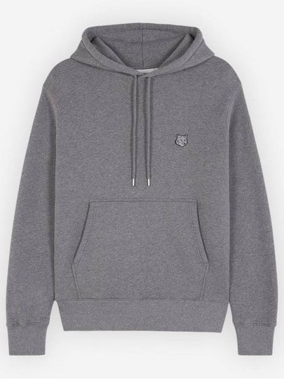 Bold Fox Head Patch Comfort Hoodie Grey - MAISON KITSUNE - BALAAN 2