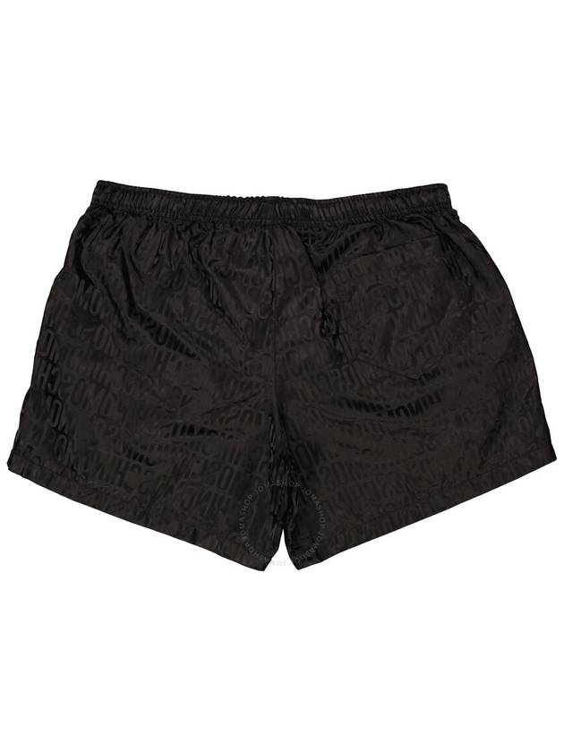 Moschino Black Monogram Jacquard Logo Shorts, Brand Size 46 (US Size 30) - MOSCHINO - BALAAN 2