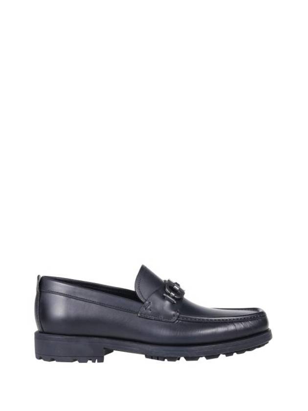 Men's David Gancini Loafers Black - SALVATORE FERRAGAMO - BALAAN 2