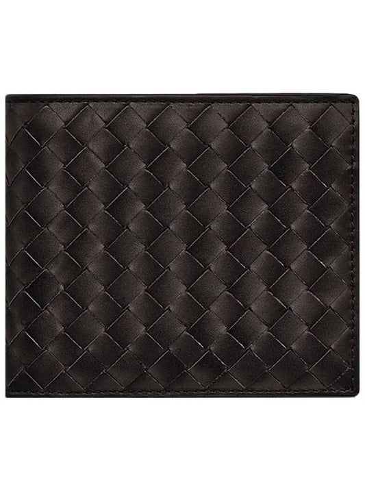 Intrecciato Weaving Half Wallet Espresso - BOTTEGA VENETA - BALAAN 2