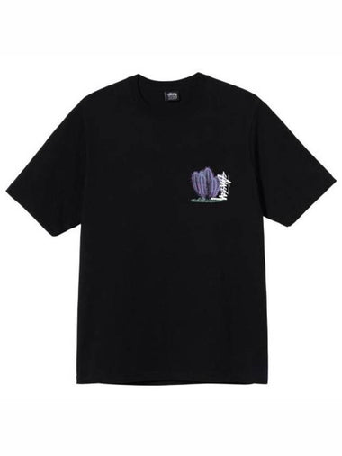 Desert Bloom Short Sleeve T-Shirt Black - STUSSY - BALAAN 1