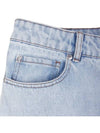 Loose Fit Jeans Bleached Blue - AMI - BALAAN 6