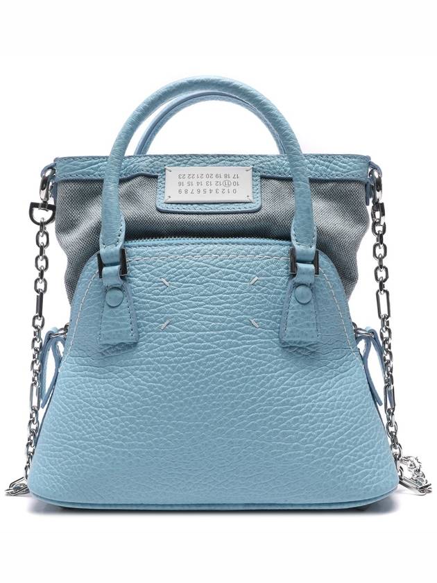 5AC Classique Micro Tote Bag Blue - MAISON MARGIELA - BALAAN 3