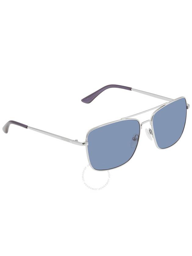 Calvin Klein Blue Navigator Men's Sunglasses CK19136S 045 57 - CALVIN KLEIN - BALAAN 3