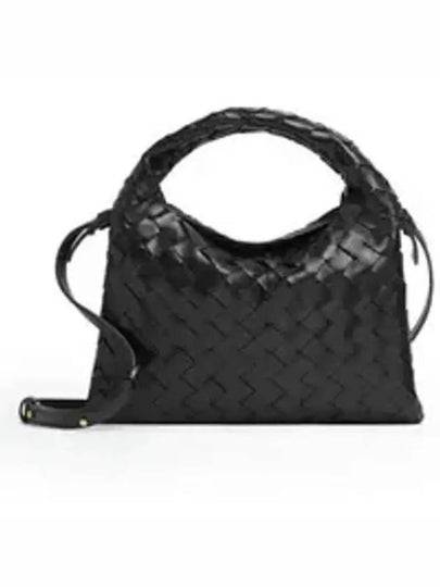 Intrecciato Mini Hop Tote Bag Black - BOTTEGA VENETA - BALAAN 2