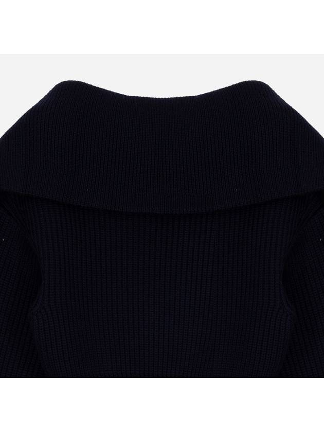 La maille Risoul knit top dark navy - JACQUEMUS - BALAAN 7