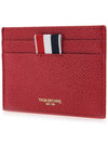 Men's RWB Tab Anchor Card Wallet Red - THOM BROWNE - BALAAN 3