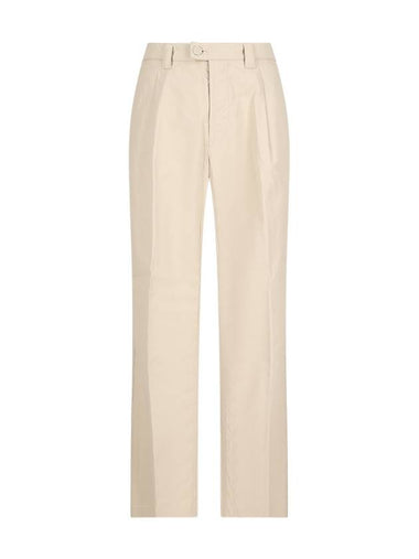 LOOSE FIT CHINO TROUSERS - STONE ISLAND - BALAAN 1