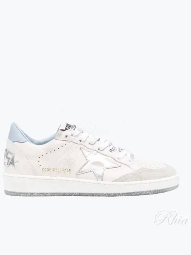 Ball Star Blue Tab Low Top Sneakers White - GOLDEN GOOSE - BALAAN 2