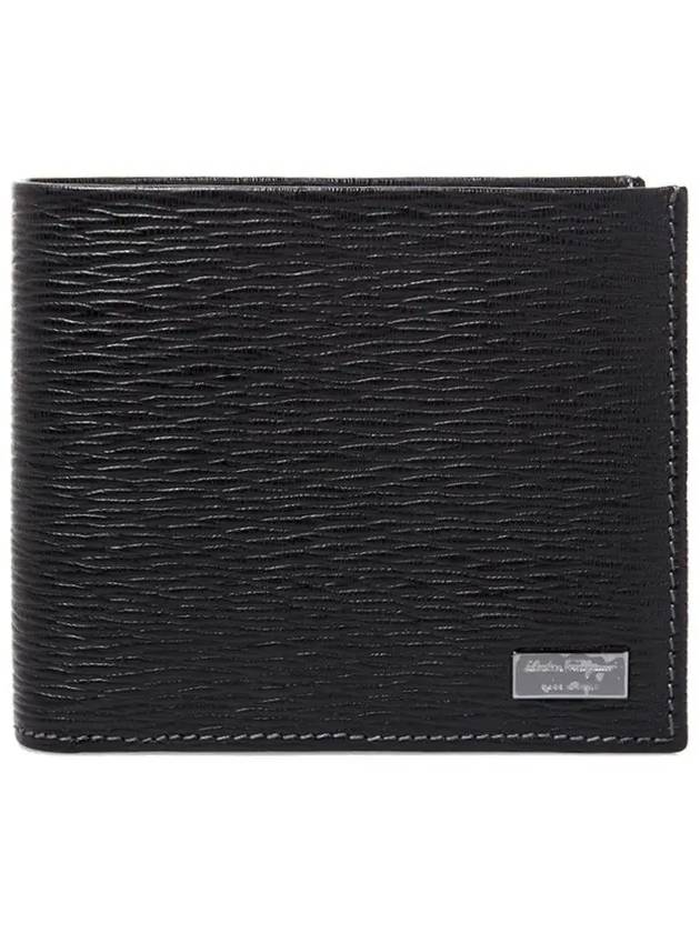 Men's Classic Logo Half Wallet Black - SALVATORE FERRAGAMO - BALAAN 3