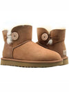 Mini Bailey Button II Winter Boots Chestnut - UGG - BALAAN 2