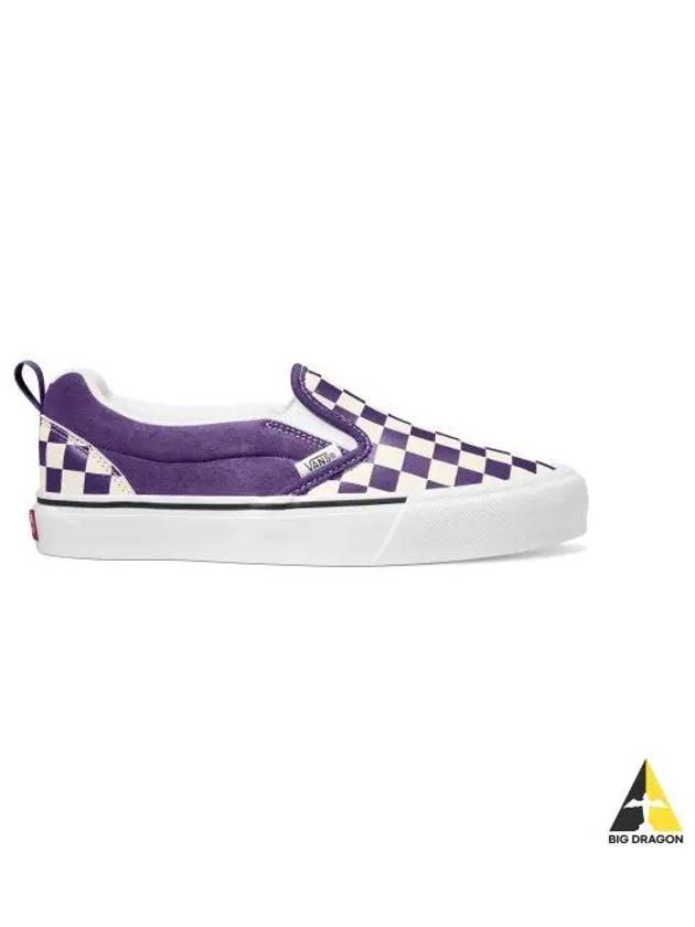 New Slip On Checkerboard Purple White VN0009QDZ1N1 - VANS - BALAAN 1