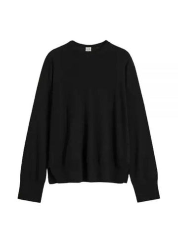 Crew neck silk cashmere knit 243 WRT0346 YA0084 001 - TOTEME - BALAAN 1