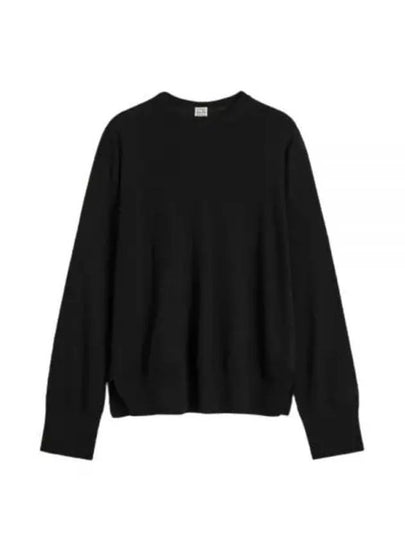 Crew neck silk cashmere knit 243 WRT0346 YA0084 001 - TOTEME - BALAAN 2