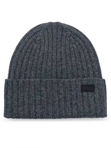 Wool beanie dark gray RITMO 004 - MAX MARA - BALAAN 1