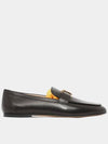 Tods T Timeless Leather Loafers Black - TOD'S - BALAAN 3