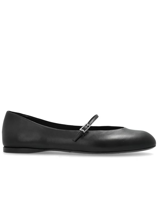 Max Mara Leather Ballerinas, Women's, Black - MAX MARA - BALAAN 1